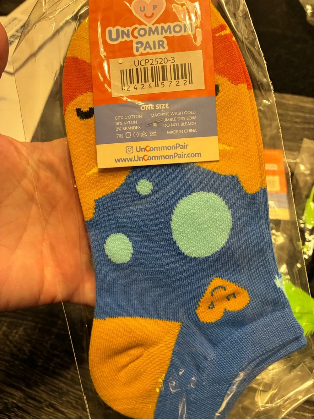 🧦 5-Pair UnCommon Pair Fun Novelty Socks Bundle NWT